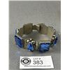 Image 2 : Antique Mexican Blue Stone Bracelet