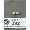 Image 2 : Marked 14k Genuine Cultued Pearl Earrings