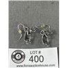 Image 2 : Nice Pair of Vintage Kokopelli Sterling Silver Earrings Marked 925