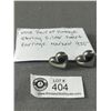 Image 1 : Nice Pair of Vintage Sterling Silver Heart Earrings. Marked 925