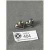 Image 2 : Nice Pair of Vintage Sterling Silver Heart Earrings. Marked 925