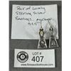 Image 1 : Pair of Lovely Sterling Silver Earrings, Marked 925