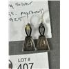 Image 3 : Pair of Lovely Sterling Silver Earrings, Marked 925