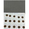 Image 2 : Collection of Lincon Pennies. Dates Written On the Paper