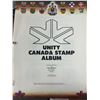 Image 2 : Untiy Stamp Album For Cabada with Pages to 1991. Contains approx 700 Stamps From 1870 with About Hal