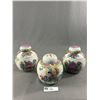 Image 1 : Lot of 3 Chinese Ginger Jars