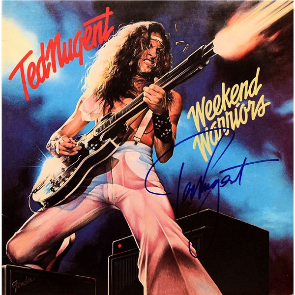 Ted Nugent signed Weekend Warriors album