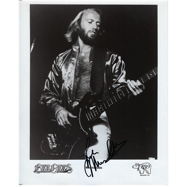 The Bee Gees Maurice Gibb signed photo