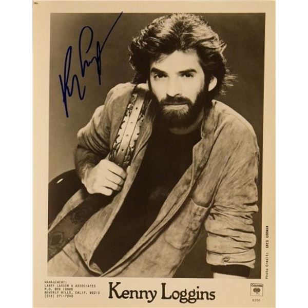 Kenny Loggins signed promo photo