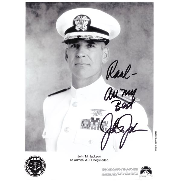 JAG John M. Jackson signed photo