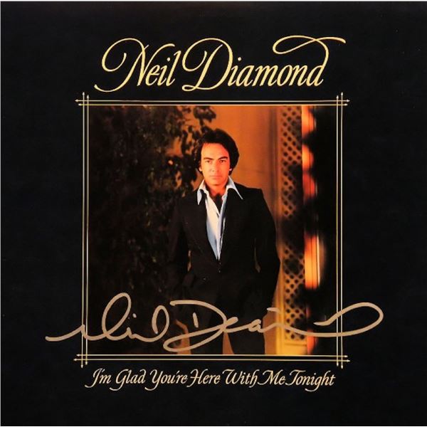 Neil Diamond I'm Glad You're Here With Me Tonight signed album