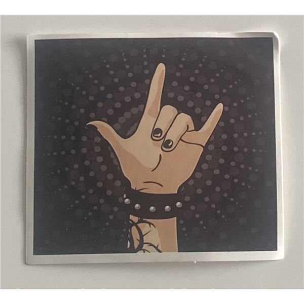 Rock on sticker