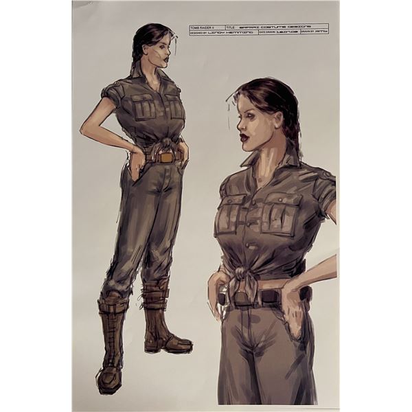Lara Croft Tomb Raider Paramount Pictures concept art