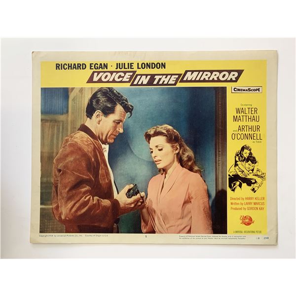 Voice in the Mirror original 1958 vintage lobby card
