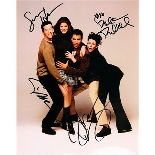 Will & Grace cast signed photo