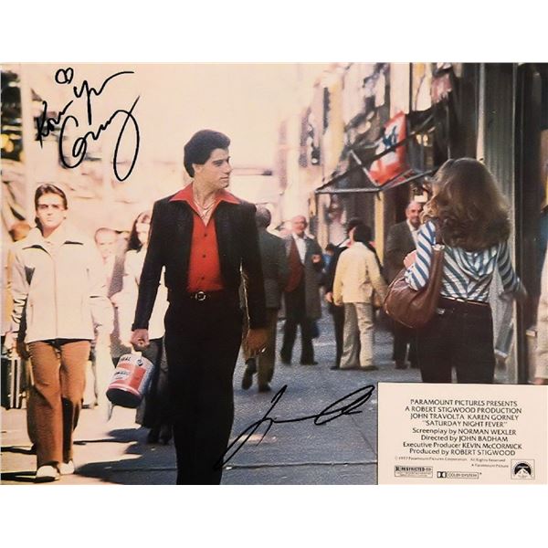 Saturday Night Fever signed lobby card