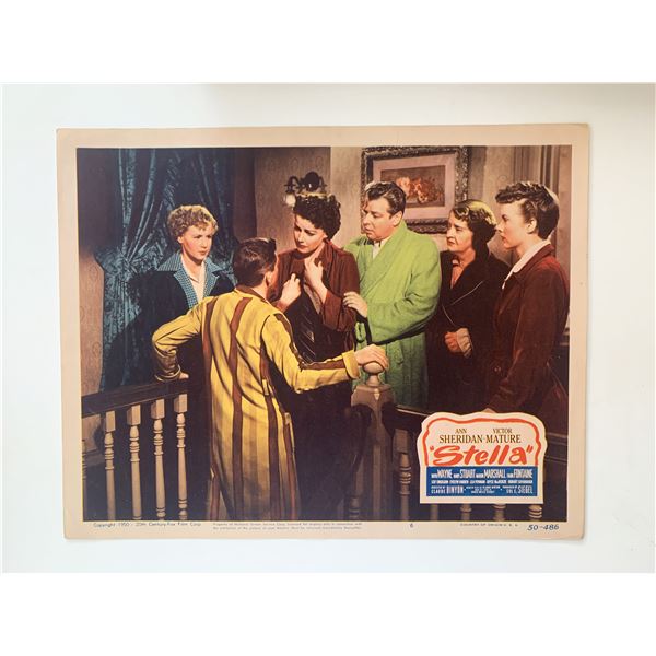 Stella original 1950  vintage lobby card
