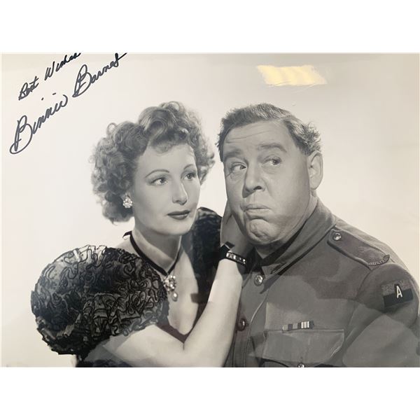 Binnie Barnes signed photo