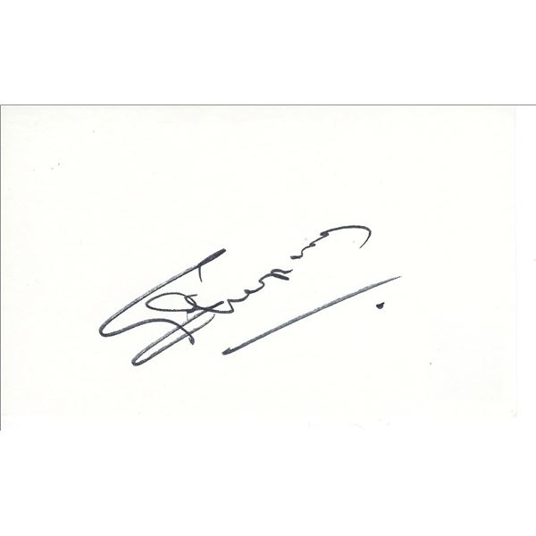 Cyd Charisse original signature