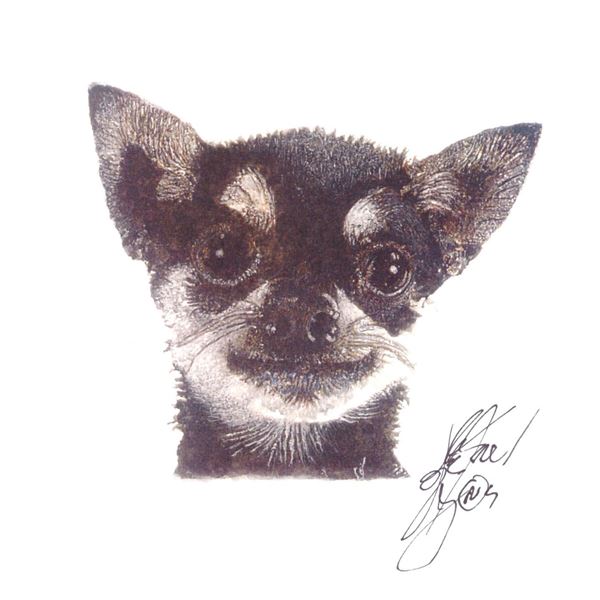 Artist John Krewal signed dog print