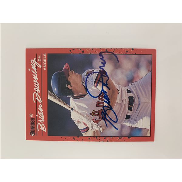 Brian Downing signed baseball card