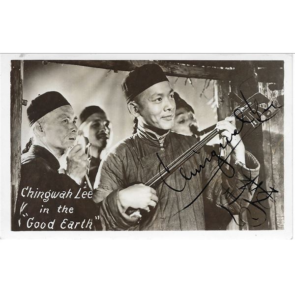 Chingwah Lee Good Earth signed photo