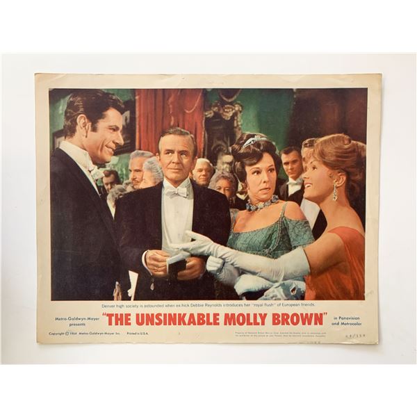 The Unsinkable Molly Brown original 1964 vintage lobby card