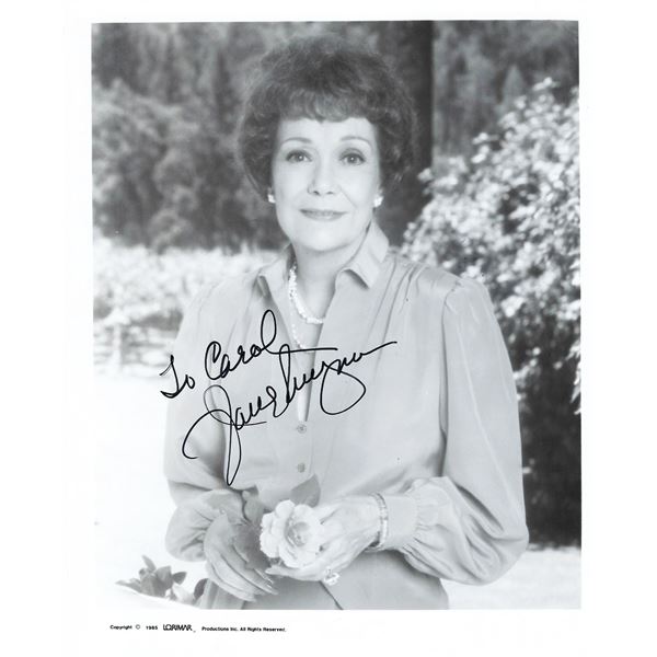 Jane  (Wyman) Reagan signed photo
