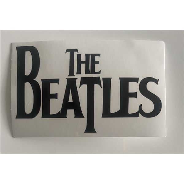 The Beatles logo sticker