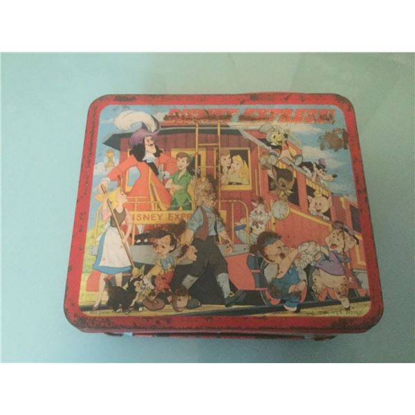 1970s Walt Disney Express vintage lunchbox