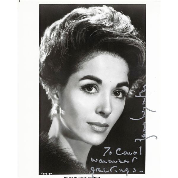The List of Adrian Messenger Dana Wynter signed movie photo