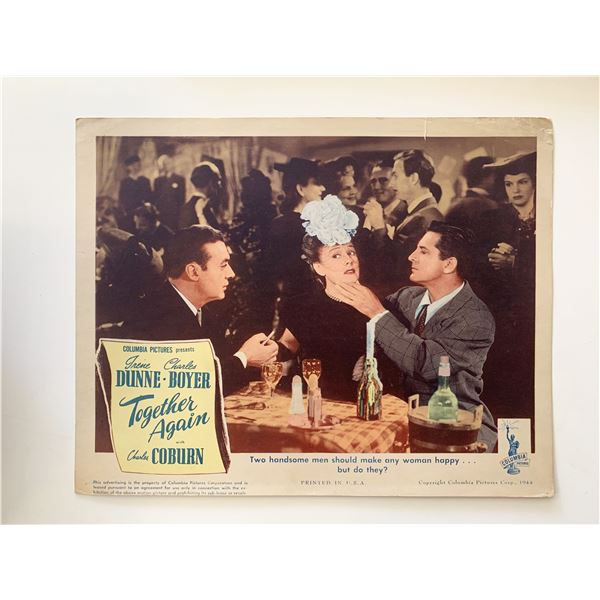 Together Again original 1944 vintage lobby card