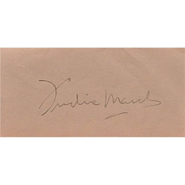 Fredric March signature slip