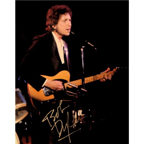 Bob Dylan signed promo photo