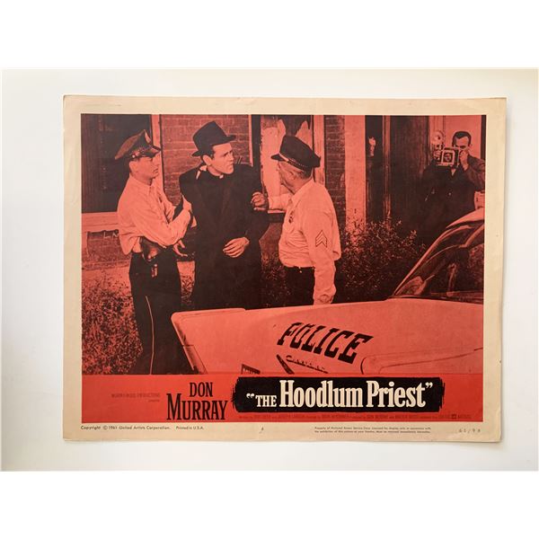 The Hoodlum Priest original 1961 vintage lobby card