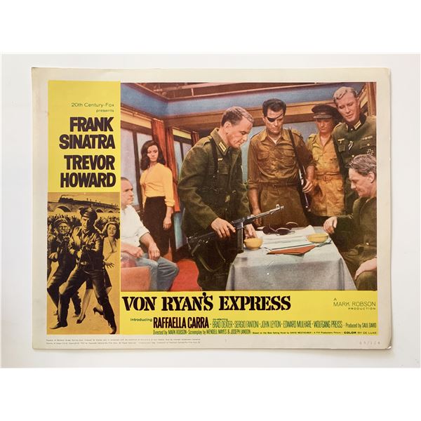 Von Ryan's Express original 1965 vintage lobby card