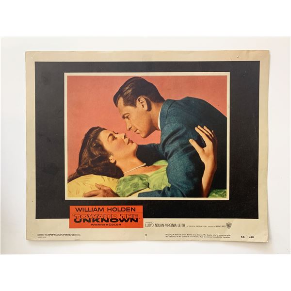 Toward the Unknown original 1956 vintage lobby card