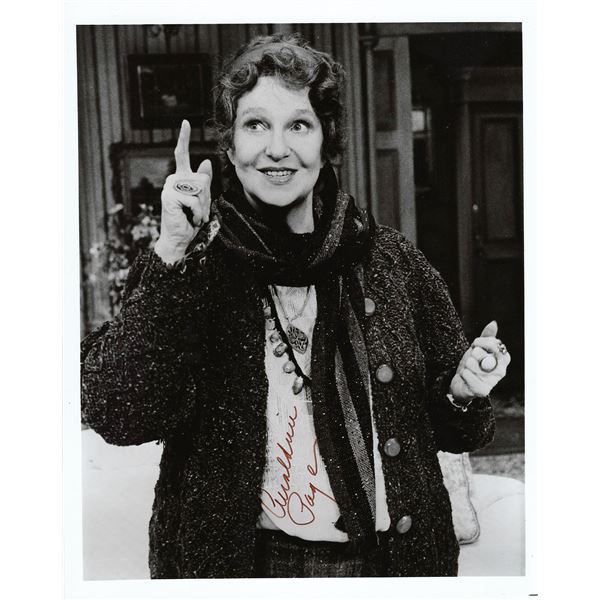 Geraldine  Page signed photo