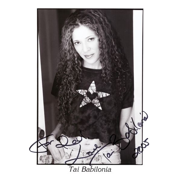Tai Babilonia signed photo