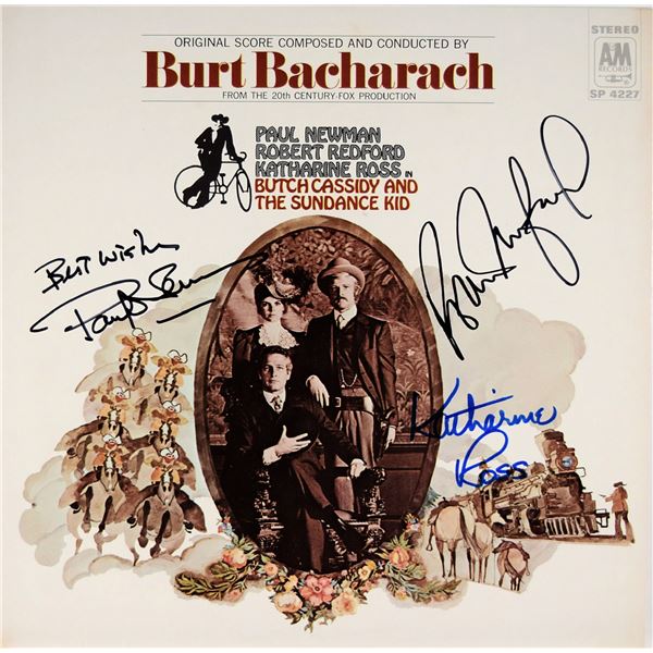 Butch Cassidy And The Sundance Kid signed soundtrack