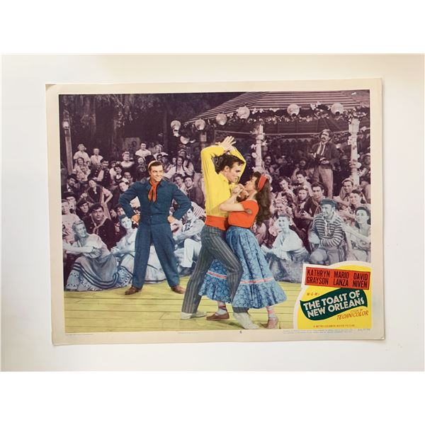 The Toast of New Orleans original 1950 vintage lobby card