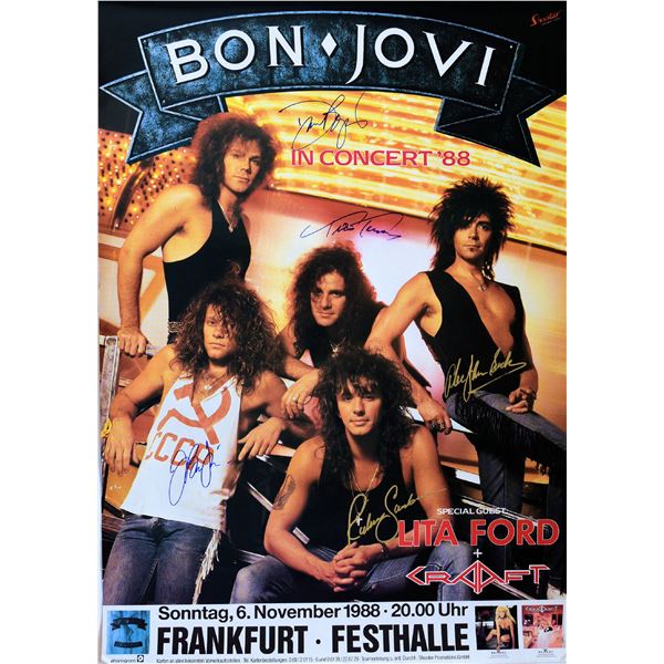 Bon Jovi concert poster