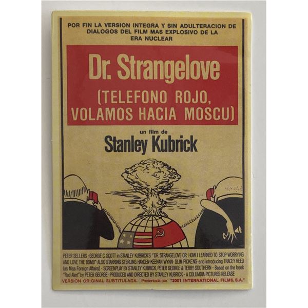 Dr. Strangelove Spanish sticker