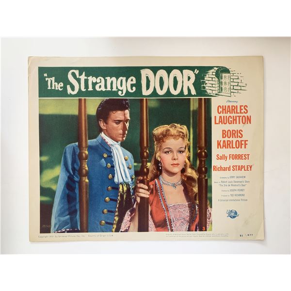 The Strange Door original 1951 vintage lobby card