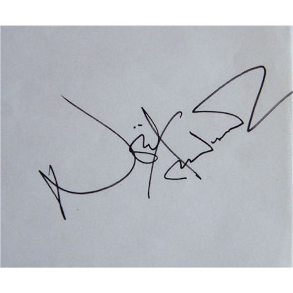 Noel Coward signature slip