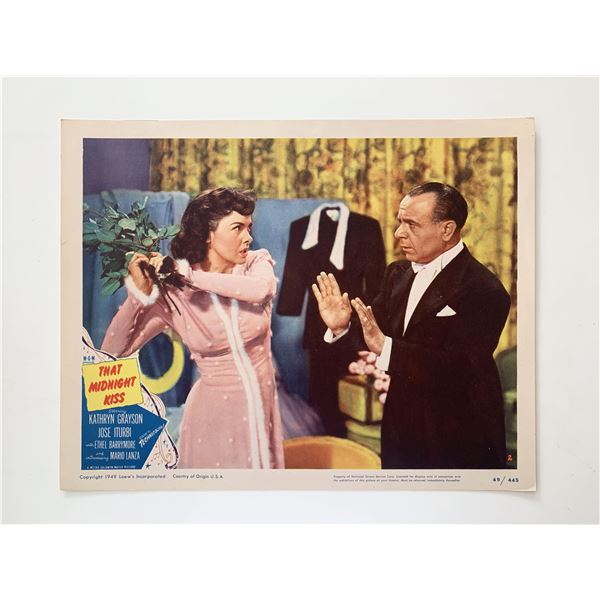 That Midnight Kiss original 1949 vintage lobby card