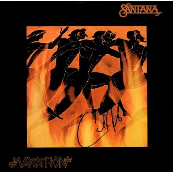Santana signed "Marathon" album