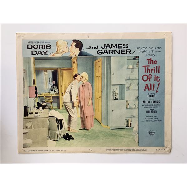 The Thrill of It All original 1963 vintage lobby card
