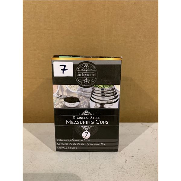 Simply Gourmet Stainless Steel Measuring Cups 7 PC
