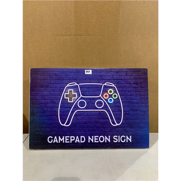 Gamepad Neon Sign